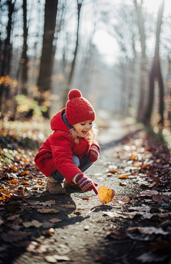 heart shaped detectives on walk