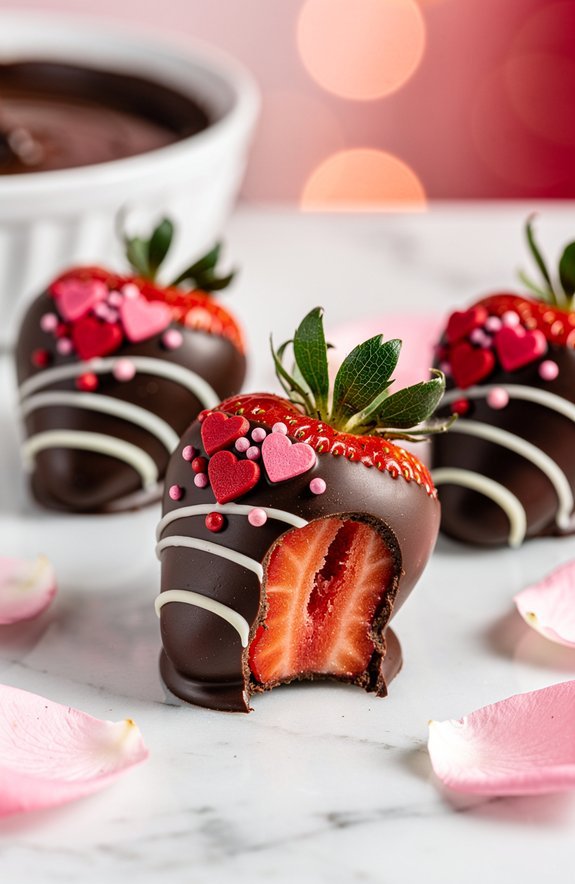 kid friendly chocolate dipped strawberries