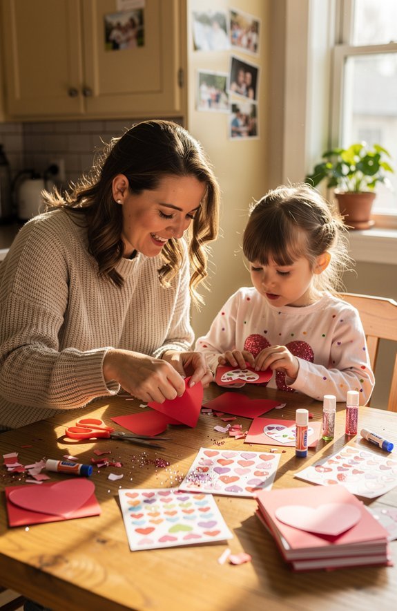 kid made valentines brighten elders