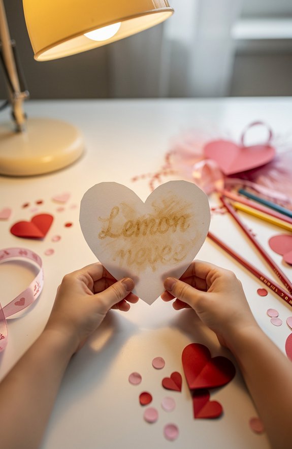 lemon juice reveals secrets