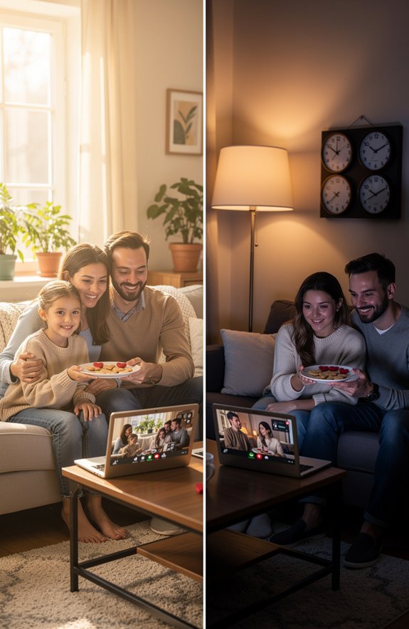 middle ground timing across timezones