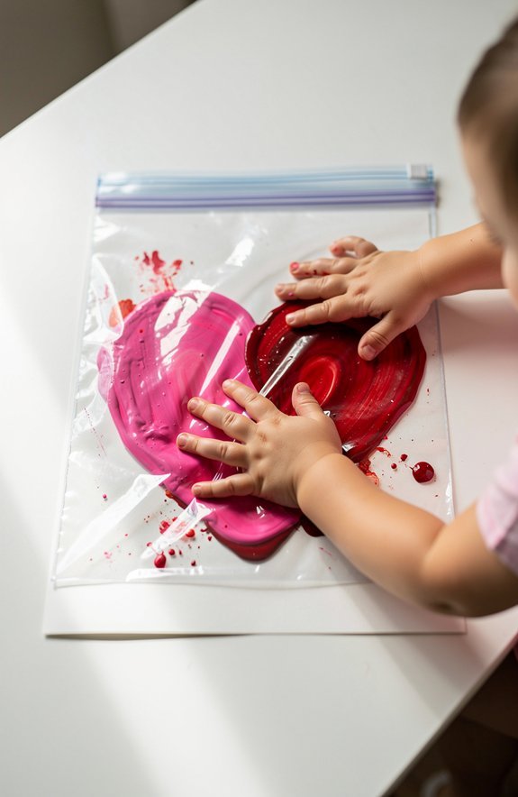 no mess bag painting cards