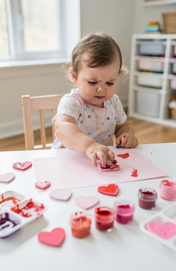 no mess toddler valentine activities