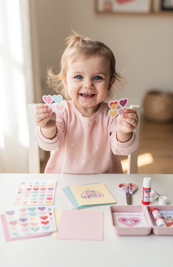 no mess toddler valentine activities