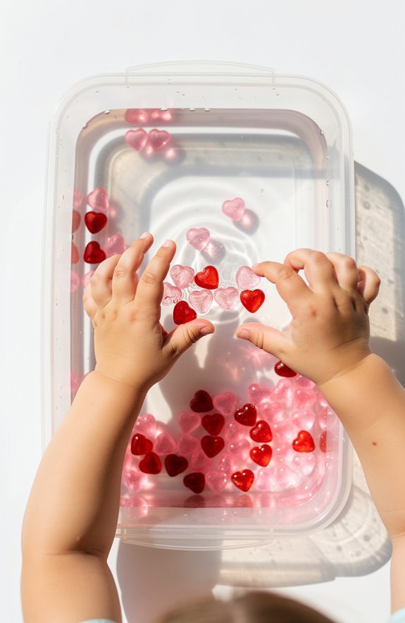 no mess valentine water gems