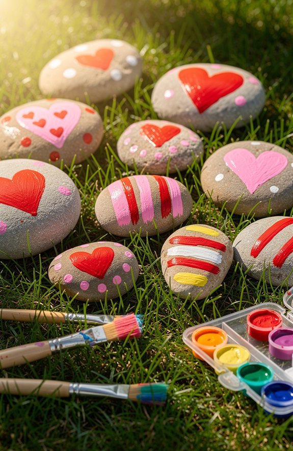 painted rocks treasure hunt