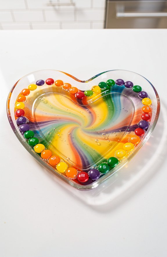 skittles heart diffusion gradients