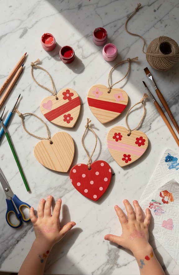 timeless wooden heart keepsakes