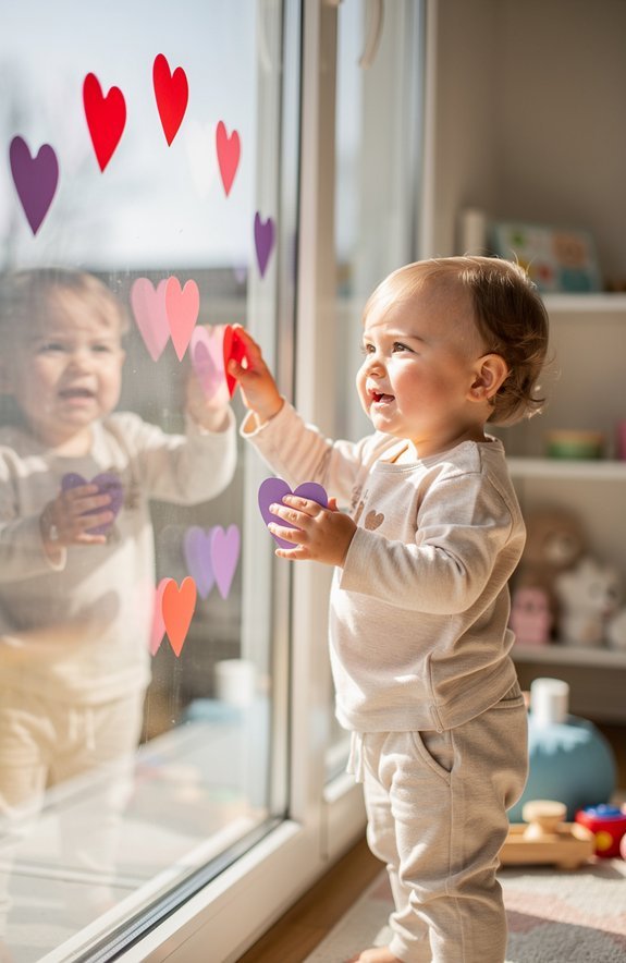 toddler color matching heart activity