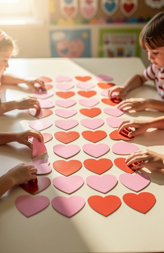 valentine memory matching calm