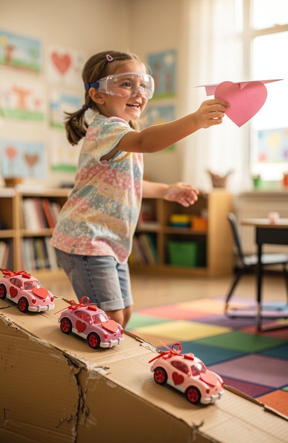 valentine physics launches hearts