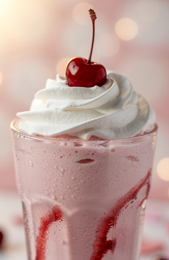 valentine s cherry vanilla shake