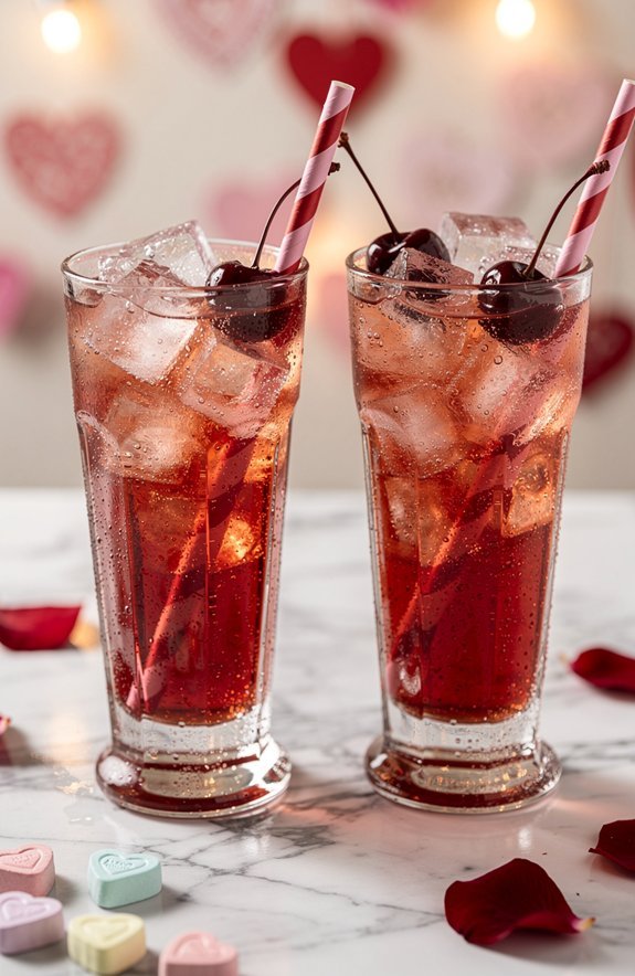valentine s cherry vanilla soda