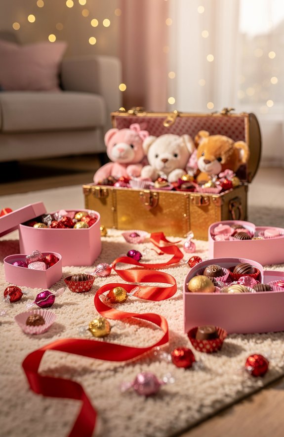 valentine scavenger hunt surprises