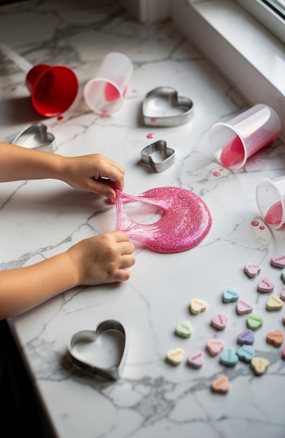valentine slime viscosity experiments